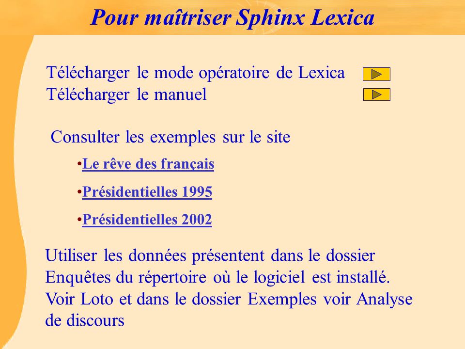 sphinx lexica